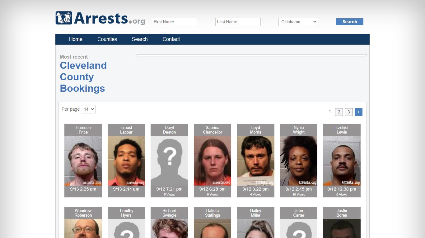 Cleveland County Arrests and Inmate Search